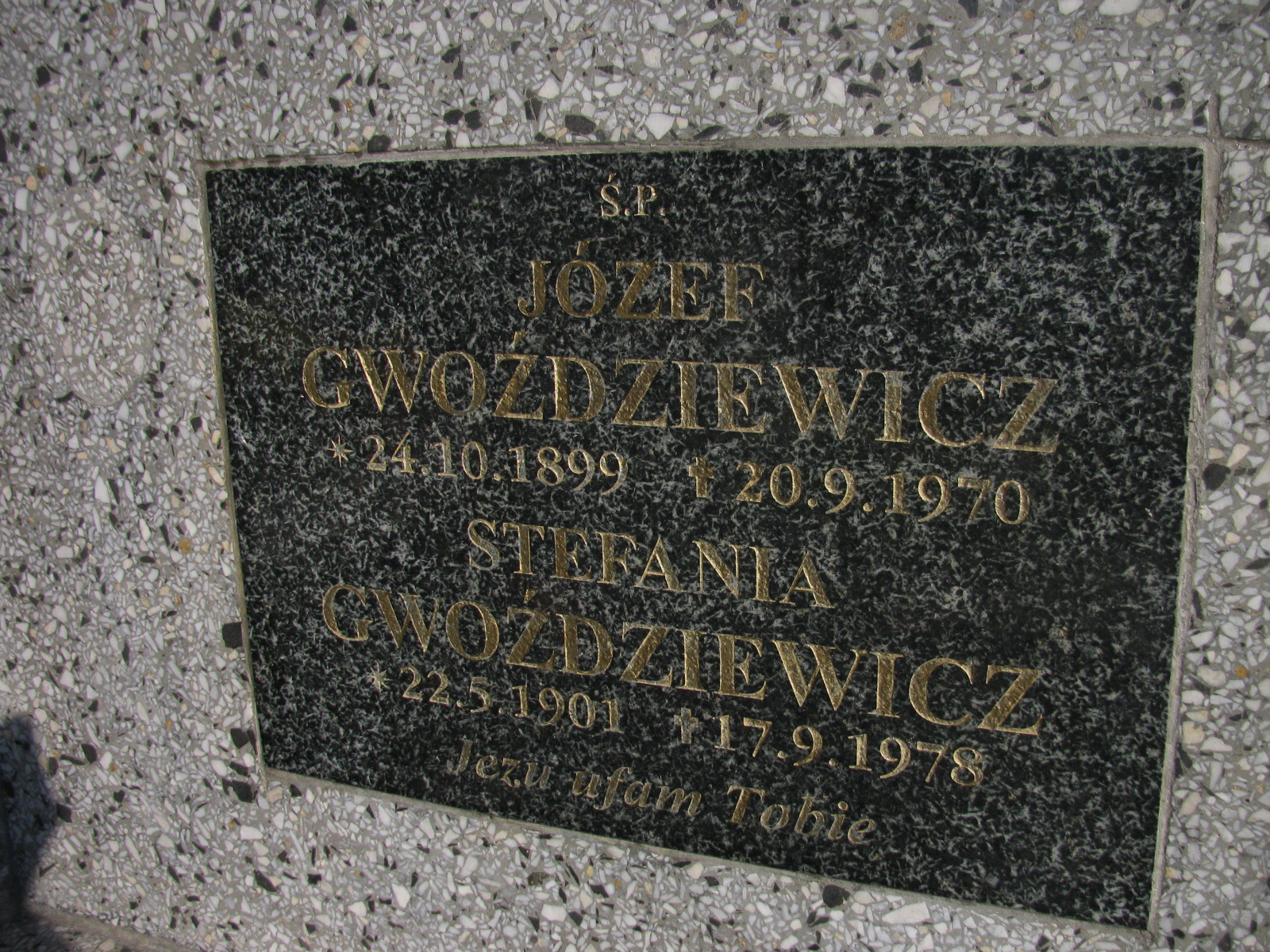 Stefania Gwoździewicz 1901 Inwałd - Grobonet - Wyszukiwarka osób pochowanych